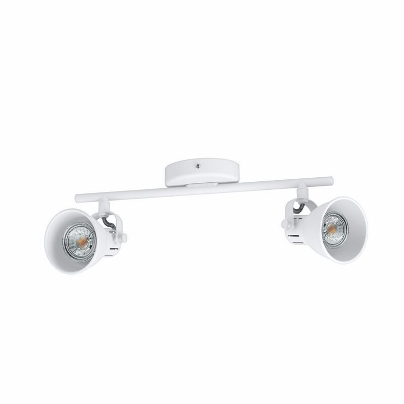 Foco de teto branco de aço, Tinke