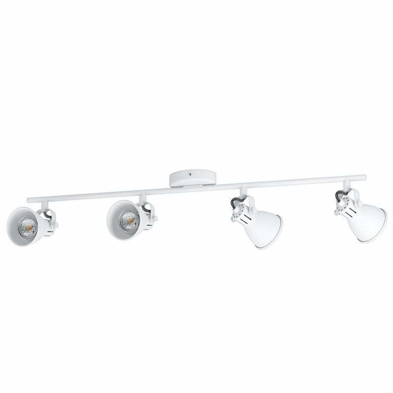 Foco de teto branco de aço, Tinke