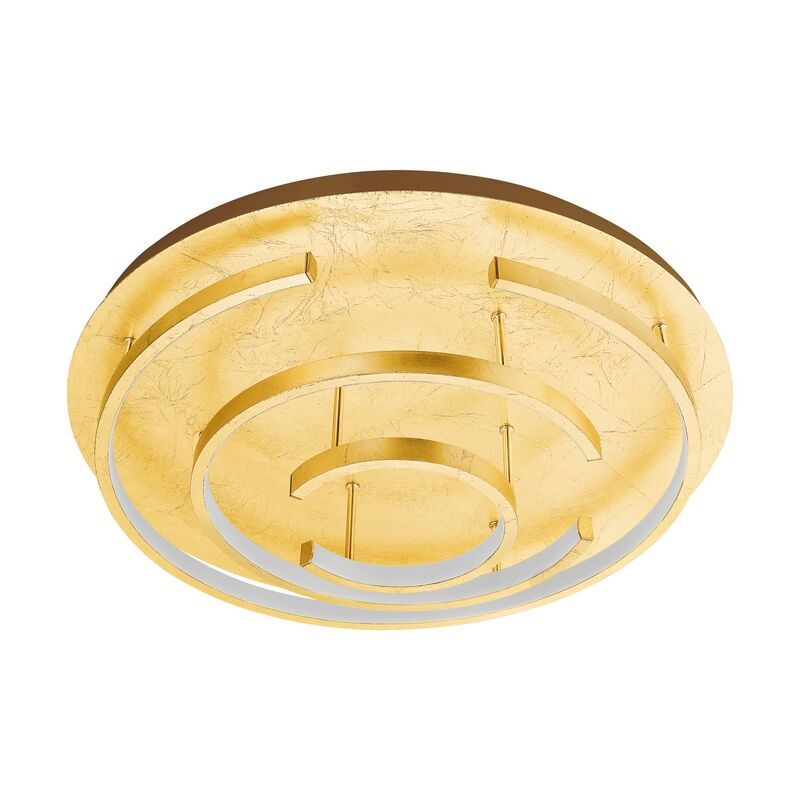 Plafon dourado de aço, Sameer, 24W, LED 3000K Plafon dourado de aço, Sameer, 24W, LED 3000K