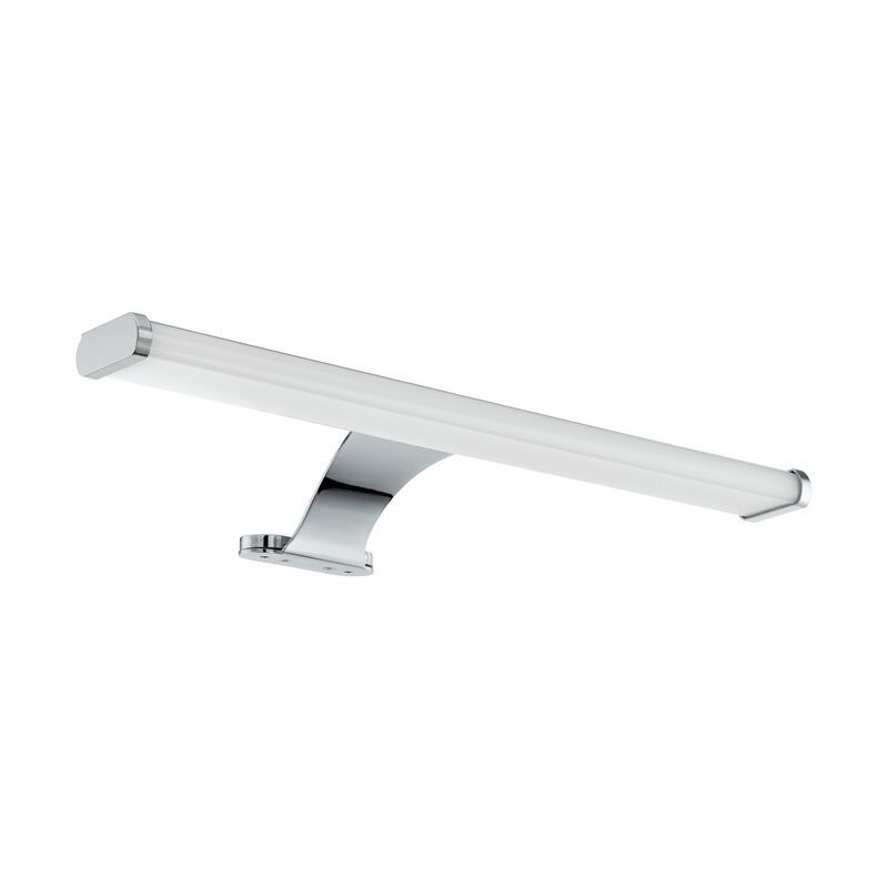 Iluminação para espelho cromo de aço, Yvanka, 6W, LED 3000K, IP44