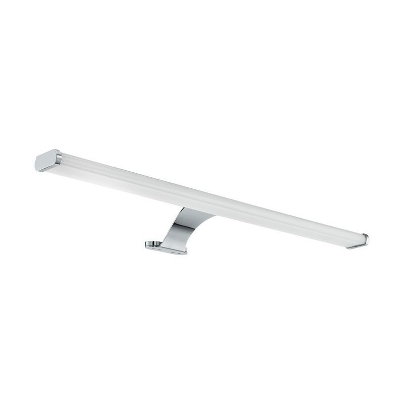 Iluminação para espelho cromo de aço, Yvanka, 10W, LED 3000K, IP44 Iluminação para espelho cromo de aço, Yvanka, 10W, LED 3000K, IP44