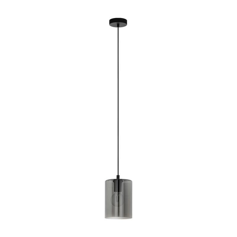 Candeeiro suspenso preto de aço, Lucian