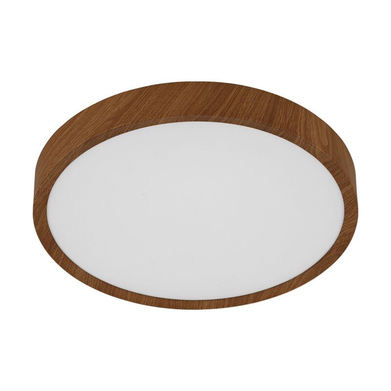Plafon castanho de plástico, Jouk, 16W, LED 3000K