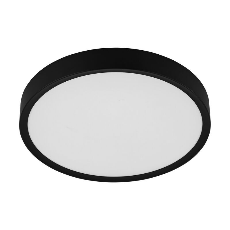 Plafon preto de plástico, Jouk, 33W, LED 3000K