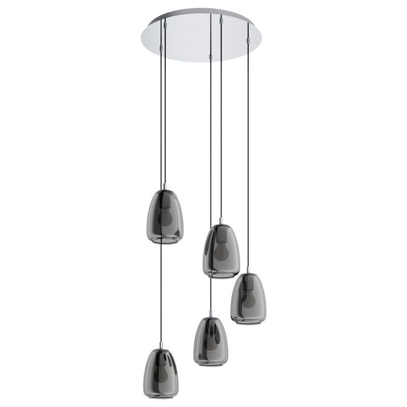 Candeeiro suspenso cromo de aço, Fredericus