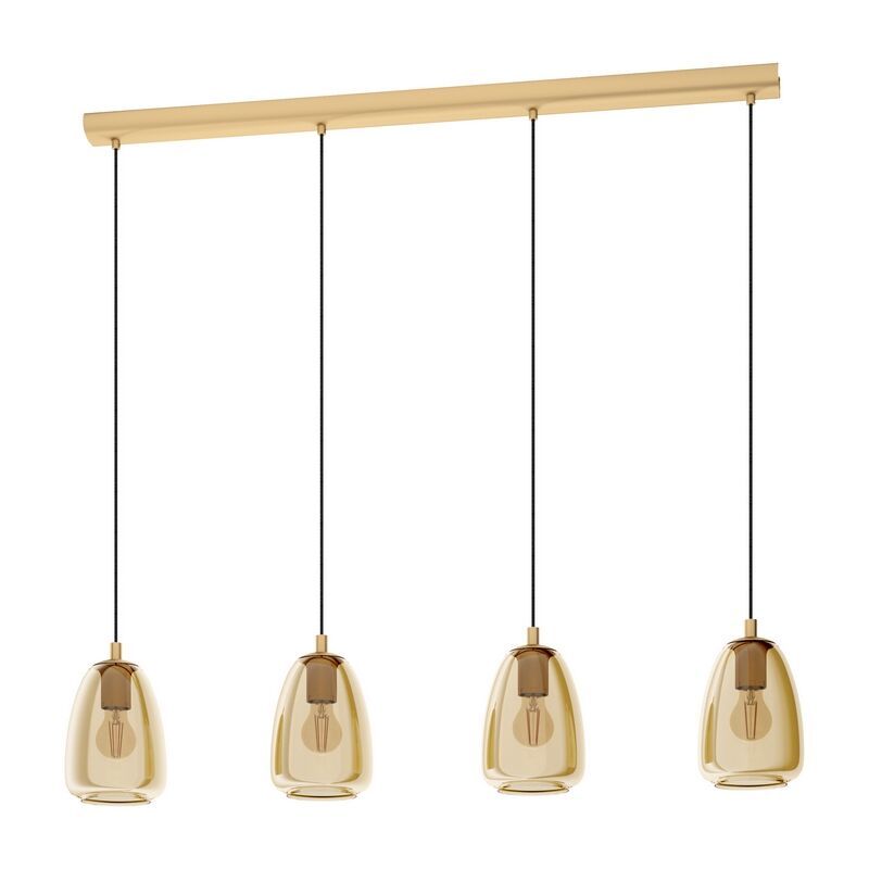 Candeeiro suspenso âmbar de aço, Fredericus