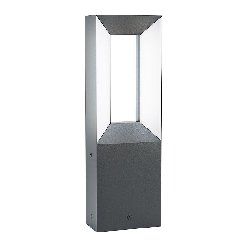 Candeeiro para exterior preto de alumínio, Larisa, 5W, LED 3000K, IP44