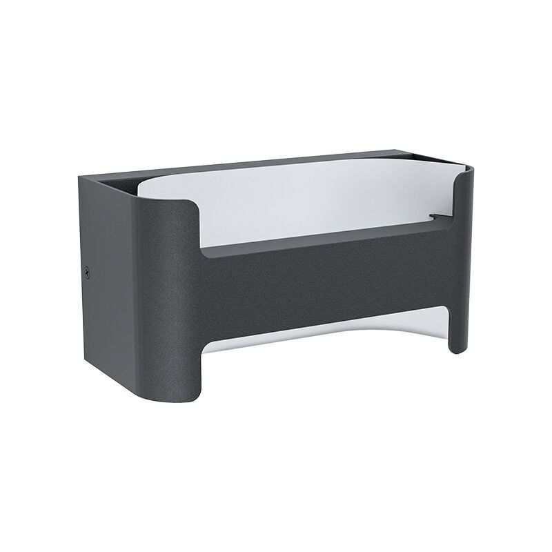 Candeeiro para exterior preto de alumínio, Lard, 4,8W, LED 3000K, IP44