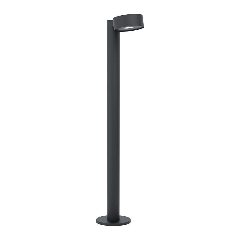 Candeeiro para exterior preto de aço, Liliana, 6W, LED 3000K, IP44