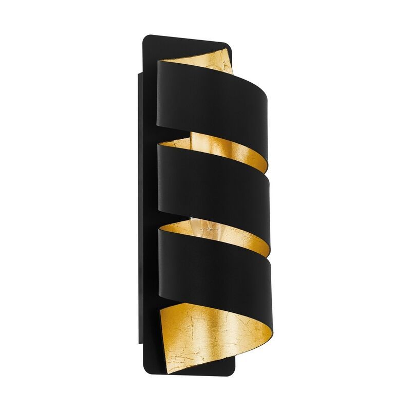 Aplique de parede preto de aço, Niek Aplique de parede preto de aço, Niek