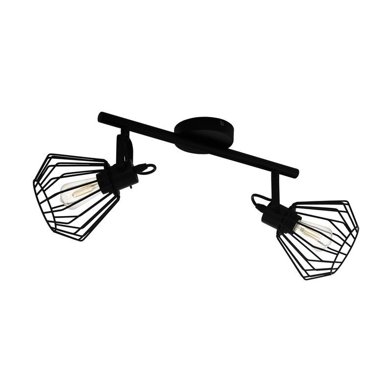 Foco de teto preto de aço, Valentijn Foco de teto preto de aço, Valentijn