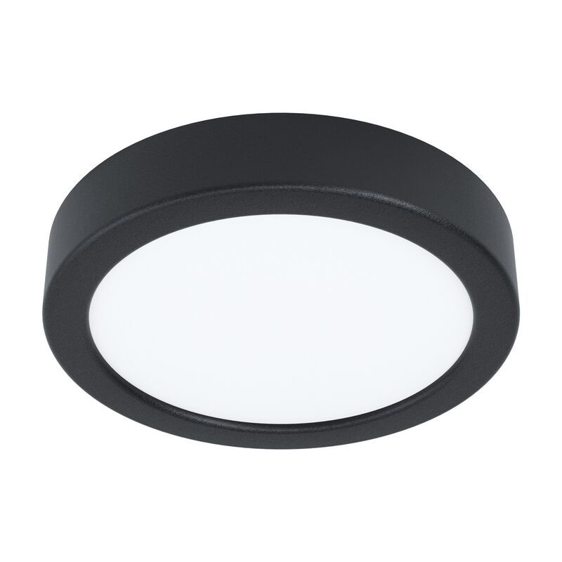 Candeeiro de teto preto de aço, Pascale, 10W, LED 3000K