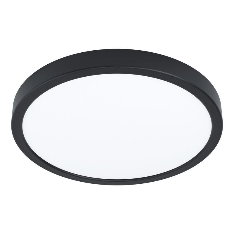 Candeeiro de teto preto de aço, Pascale, 20W, LED 4000K