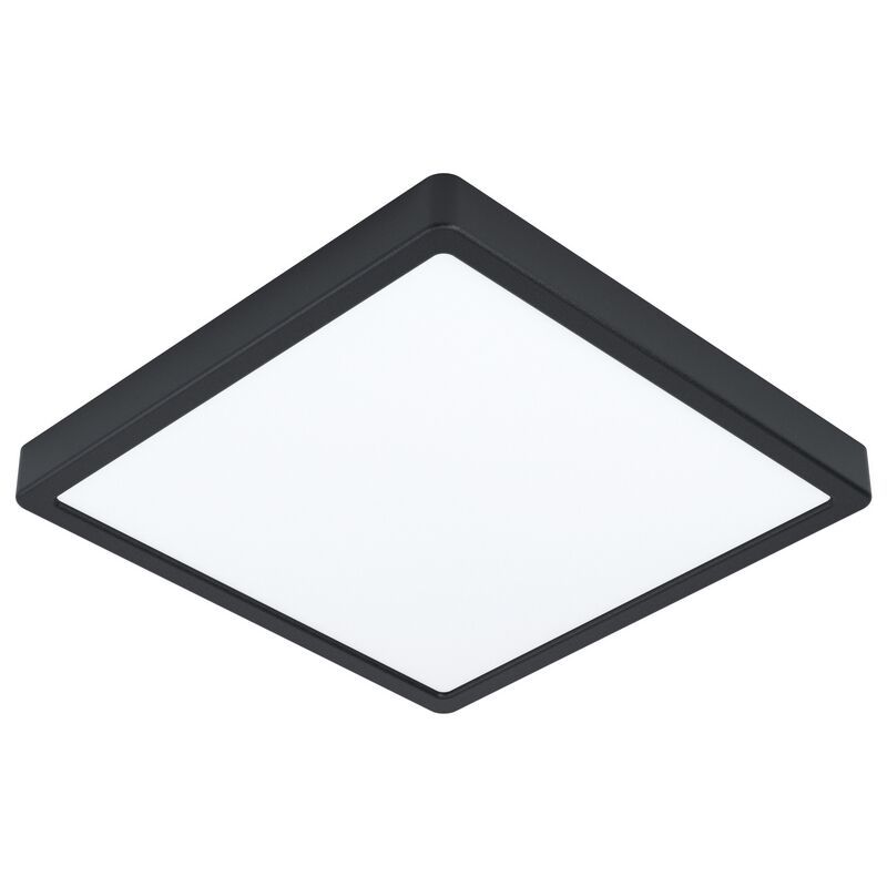 Candeeiro de teto preto de aço, Pascale, 20W, LED 3000K