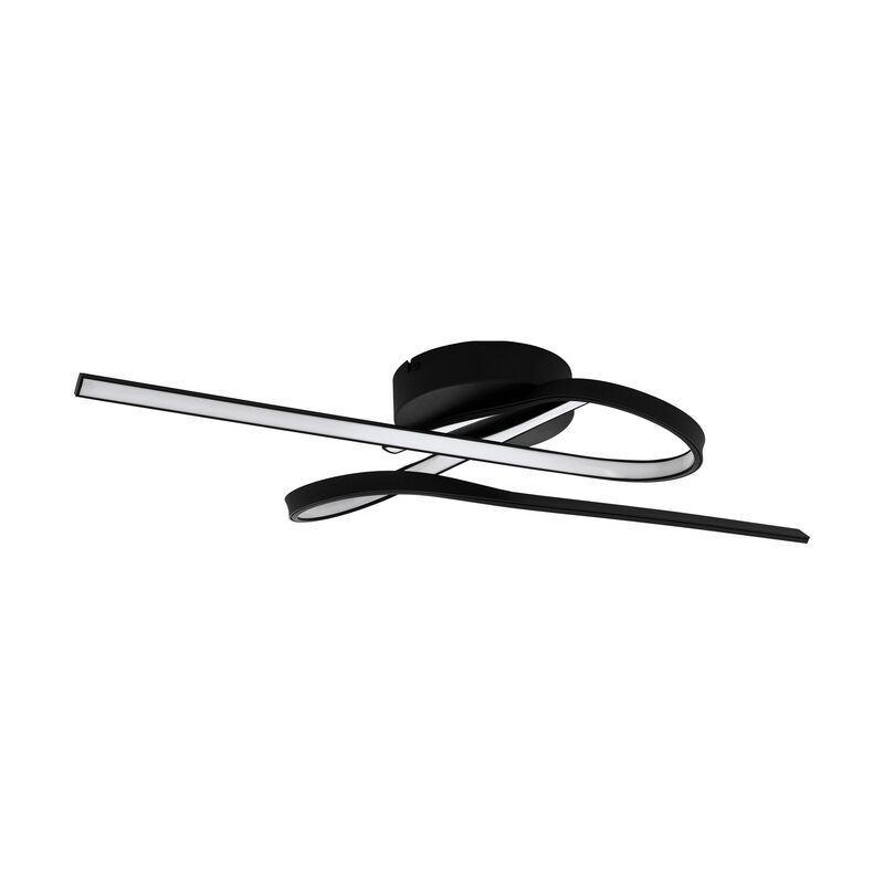 Plafon preto de alumínio, Tinus, 21W, LED 3000K