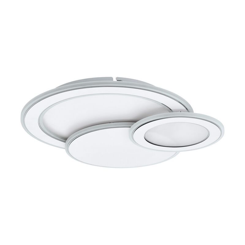 Plafon branco de aço, Everdina, 11W, LED ajustável de branco quente a branco frio