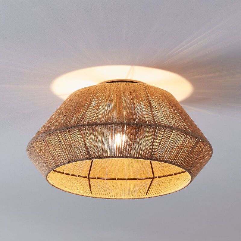 Plafon de rattan castanho, Wilbert Plafon de rattan castanho, Wilbert