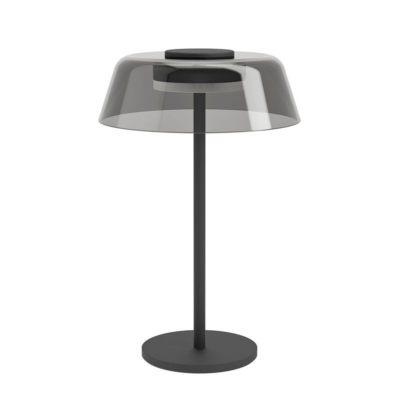 Candeeiro de mesa preto de aço, Arroyo, 7,2W, LED RGBW