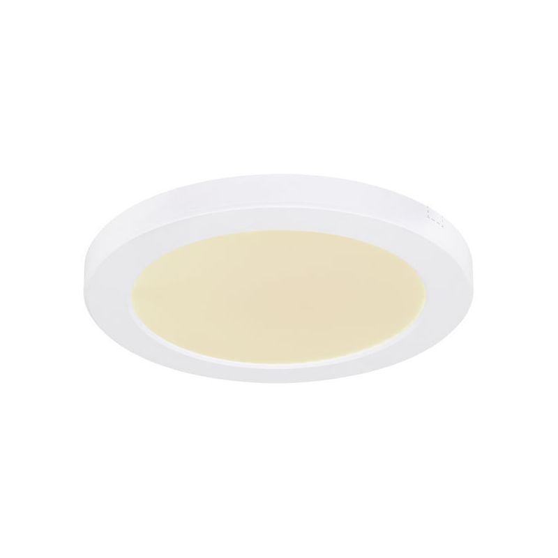 Plafon branco de plástico, Cage, 18W, LED ajustável de branco quente a branco frio
