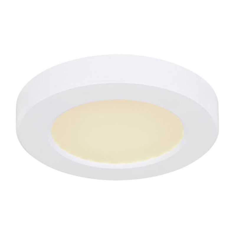 Plafon branco de plástico, Cage, 6W, LED ajustável de branco quente a branco frio