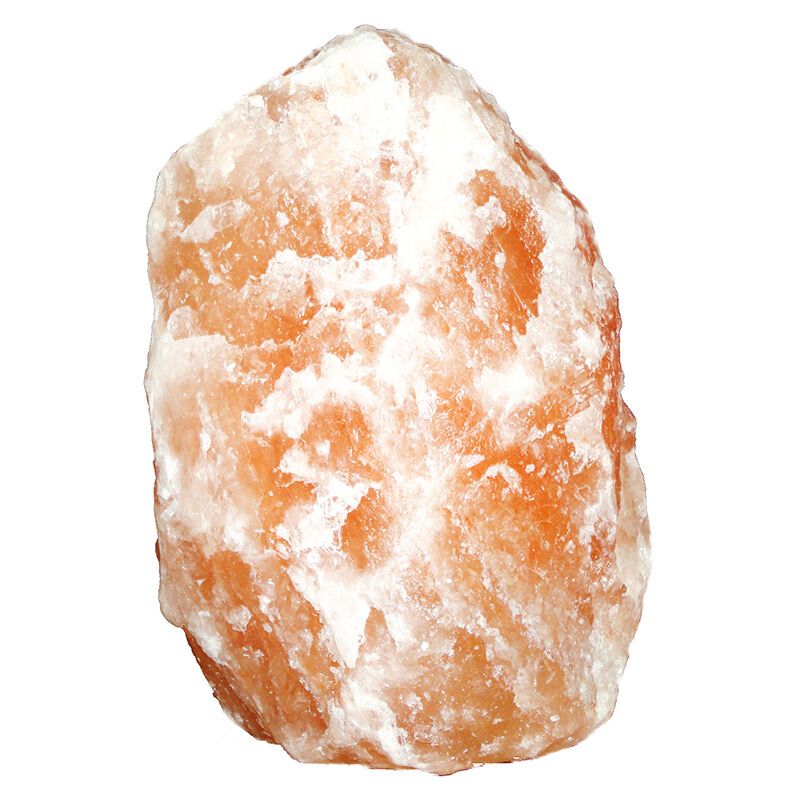 Candeeiro de sal laranja de pedra, Mersa, com interruptor
