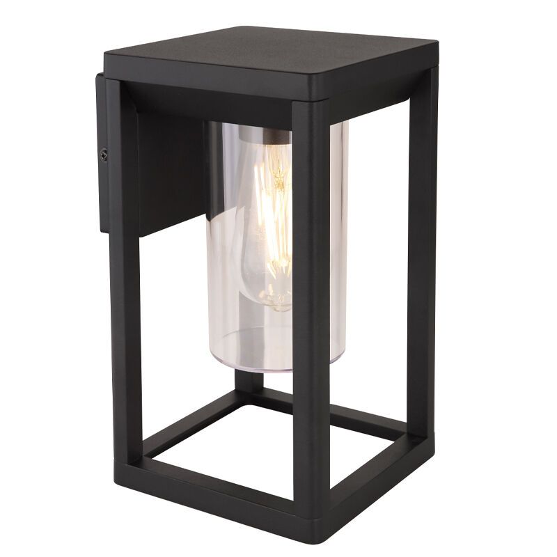 Candeeiro para exterior preto de plástico, Vildan, IP44