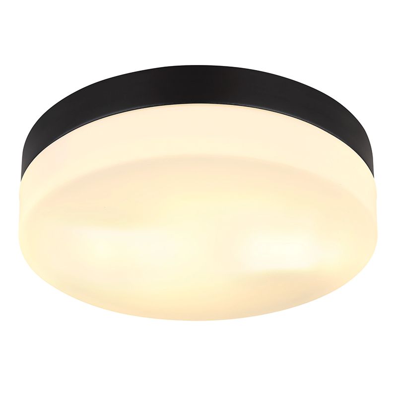 Candeeiro para exterior preto de plástico, Maickel, IP44