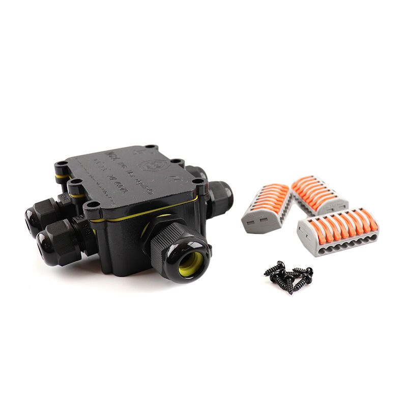 Conector de cabo à prova d'água de 6 vias, com plugue Wago interno, IP68 Conector de cabo à prova d'água de 6 vias, com plugue Wago interno, IP68