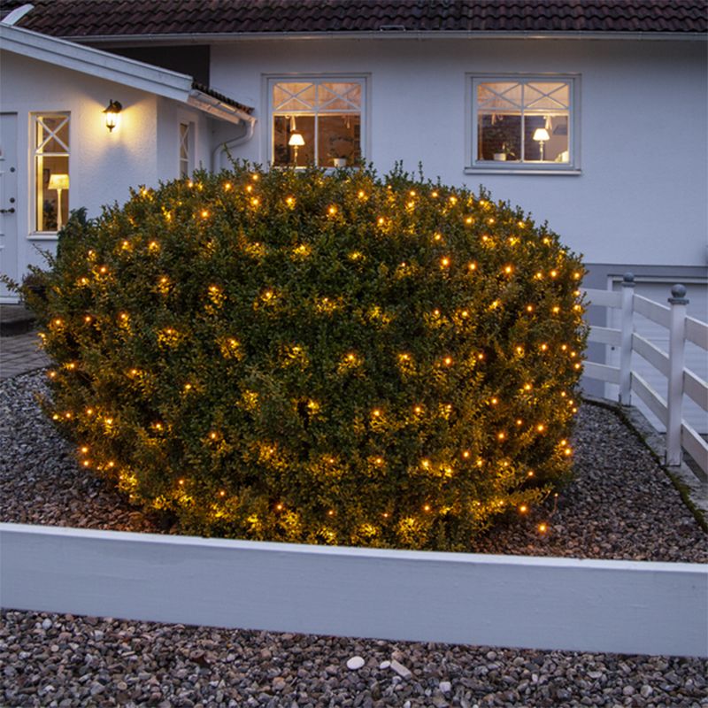 Luminárias de bola Buxus, 120 cm, branco quente, IP44