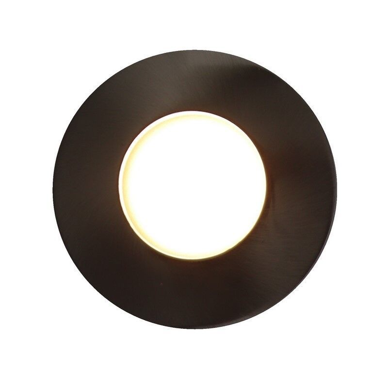 Foco de encastrar casa de banho de alumínio cromo, Pierre, IP44