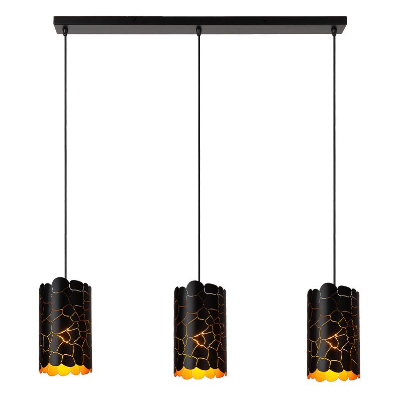 Candeeiro suspenso moderno preto, Almelo
