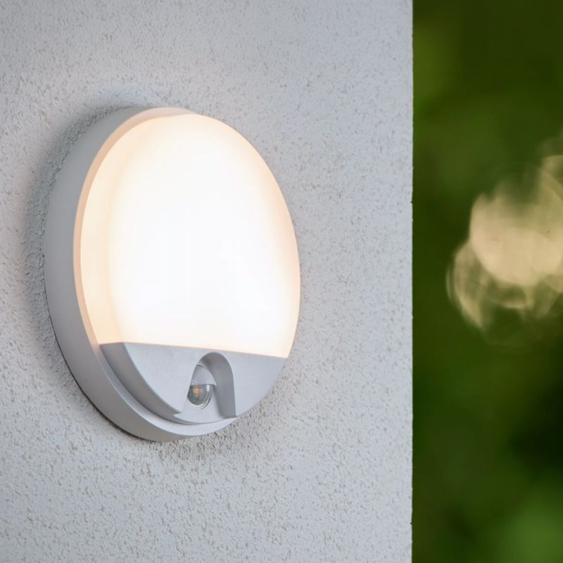 Candeeiro de parede para casa de banho moderno branco, Hups Ir, 10W, LED 3000K, IP54