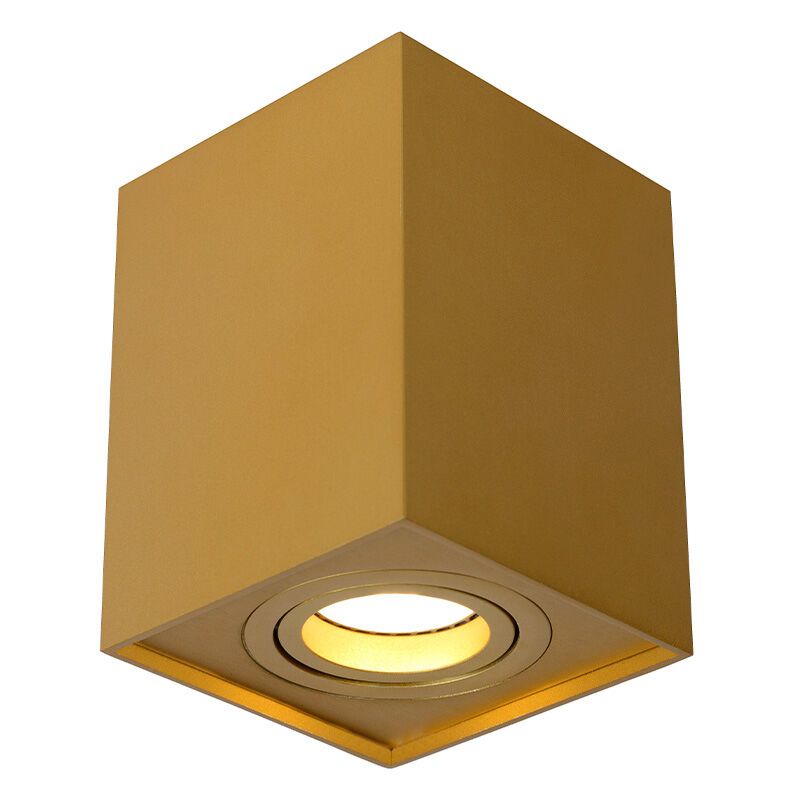 Aplique de teto moderno dourado, Tube