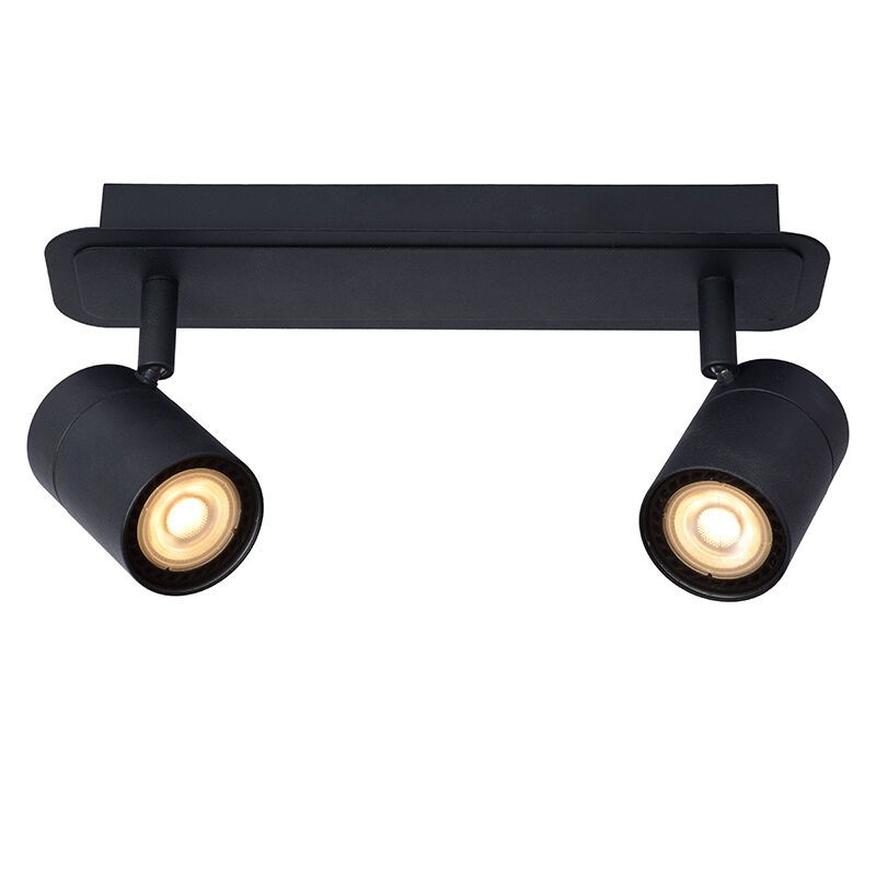 Foco de teto para casa de banho moderno preto, Lennert, IP44 Foco de teto para casa de banho moderno preto, Lennert, IP44