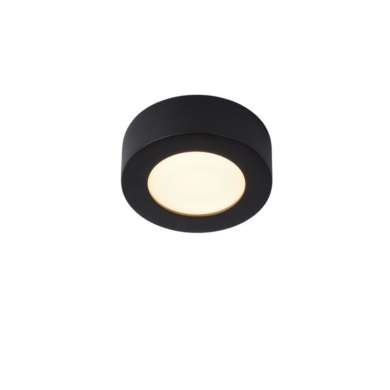 Plafon moderno preto, Brice, 8W, LED 3000K, IP44 Plafon moderno preto, Brice, 8W, LED 3000K, IP44