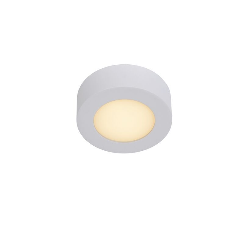 Plafon moderno branco, Brice, 8W, LED 3000K, IP44