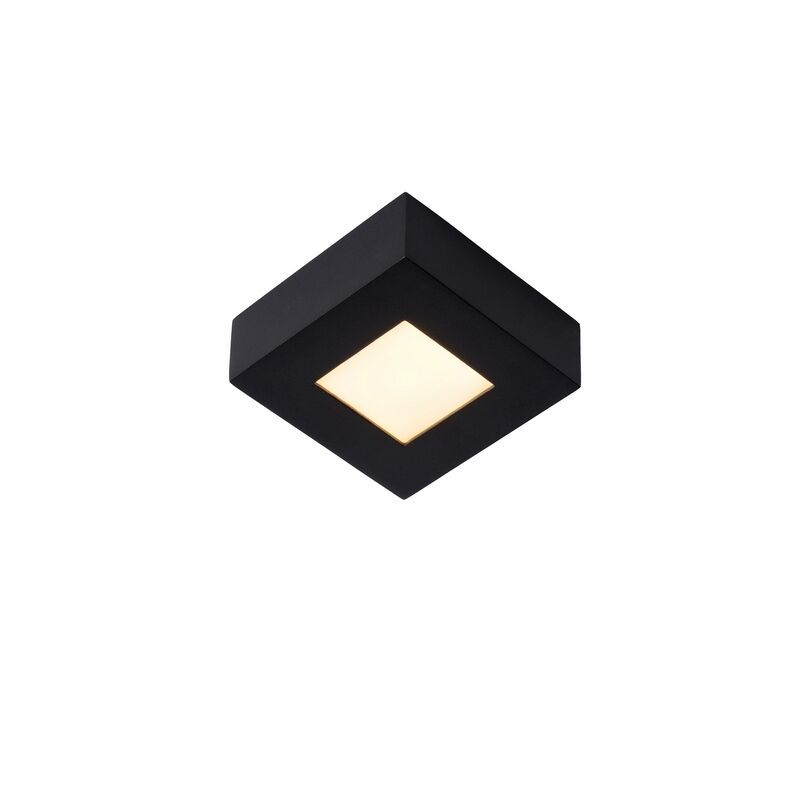 Plafon moderno preto, Brice, 8W, LED 3000K, IP44 Plafon moderno preto, Brice, 8W, LED 3000K, IP44