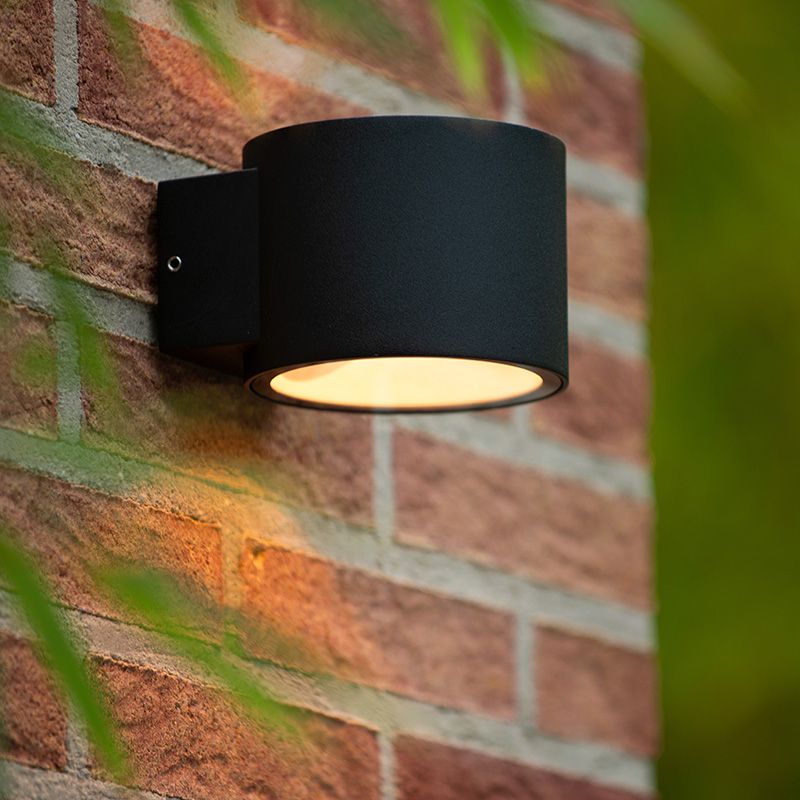 Candeeiro up down moderno preto, Oxford, IP54