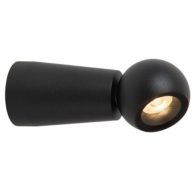 Candeeiro para exterior moderno preto, Ipsos, 5W, LED 2700K, IP54