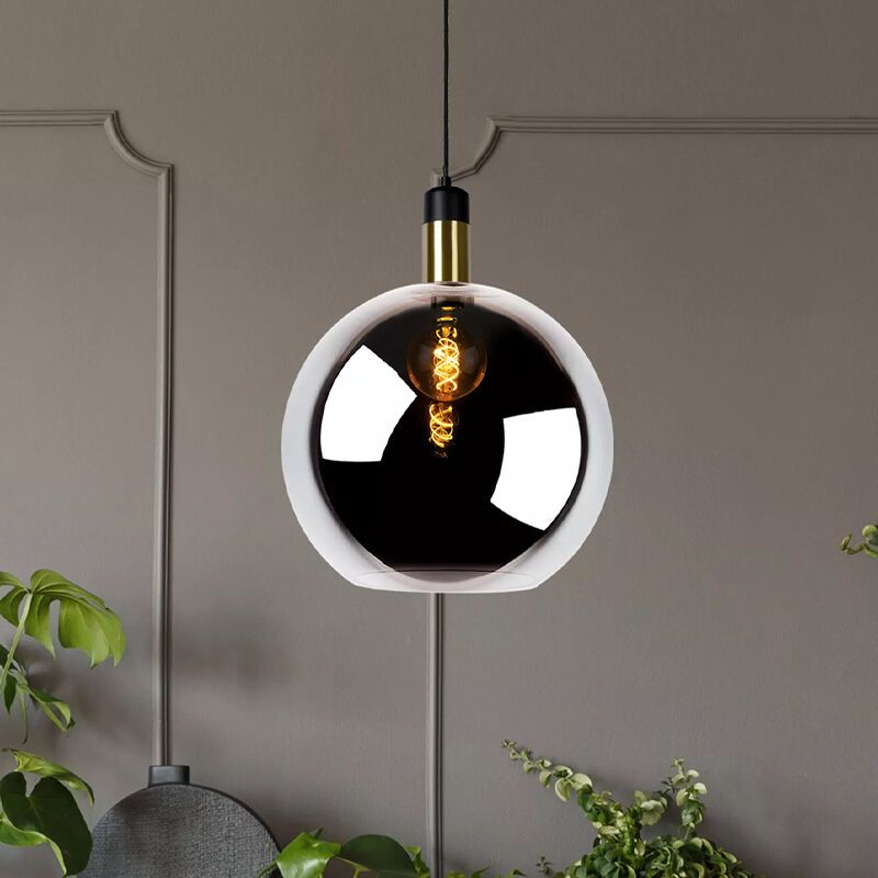 Candeeiro suspenso vintage cinzento, Julius