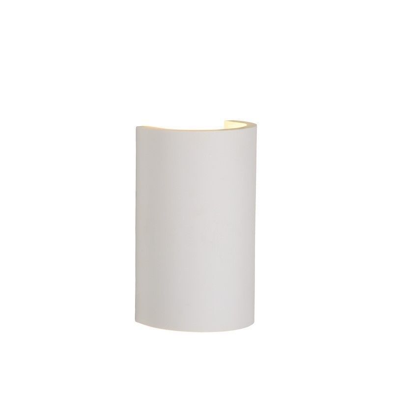 Aplique de parede de gesso branco, Gipsy