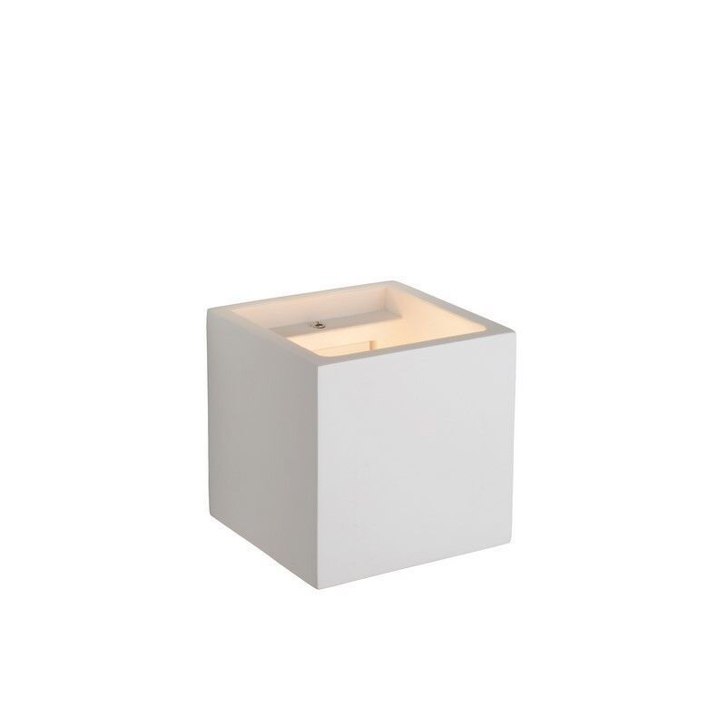Aplique de parede de gesso branco, Gipsy