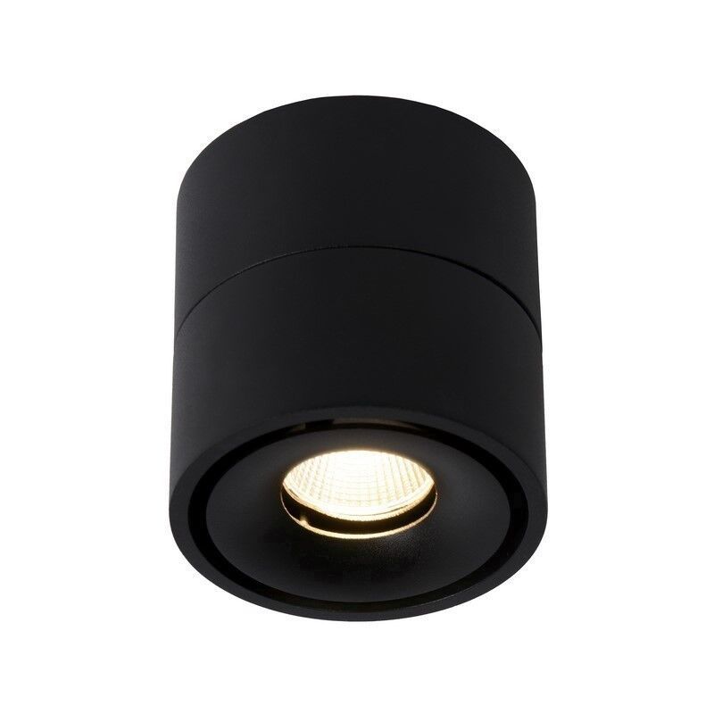 Foco de teto moderno preto, Yumiko, 8W, LED 2700K