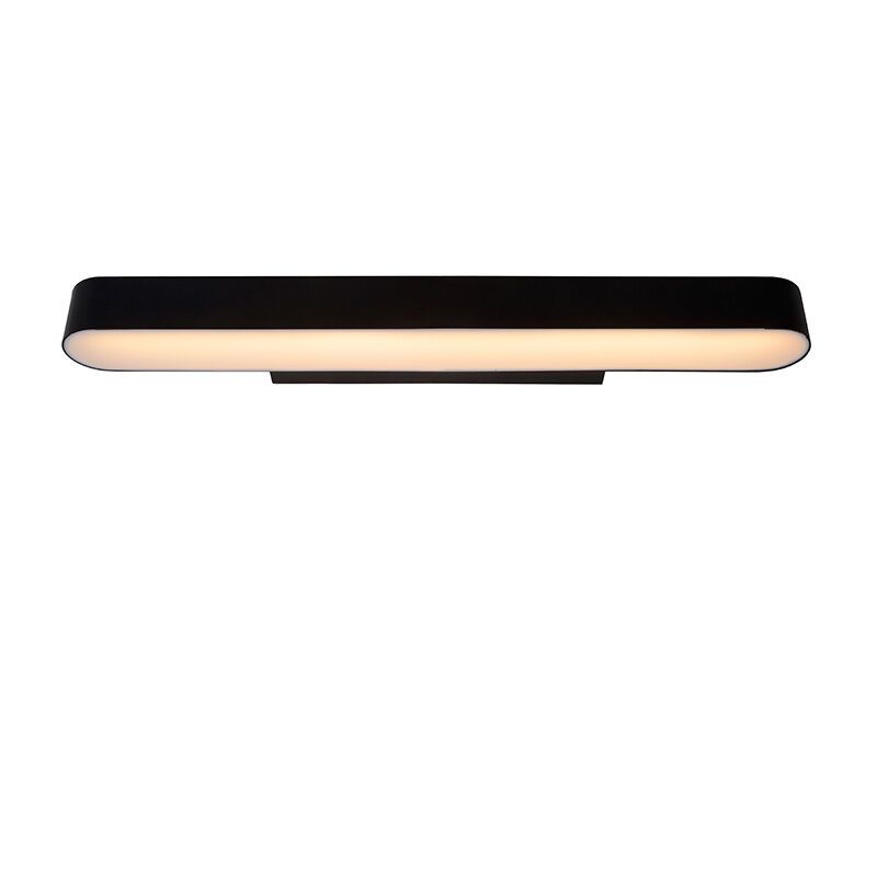 Candeeiro de parede para casa de banho moderno preto, Madelon, 9W, LED 2700K, IP44