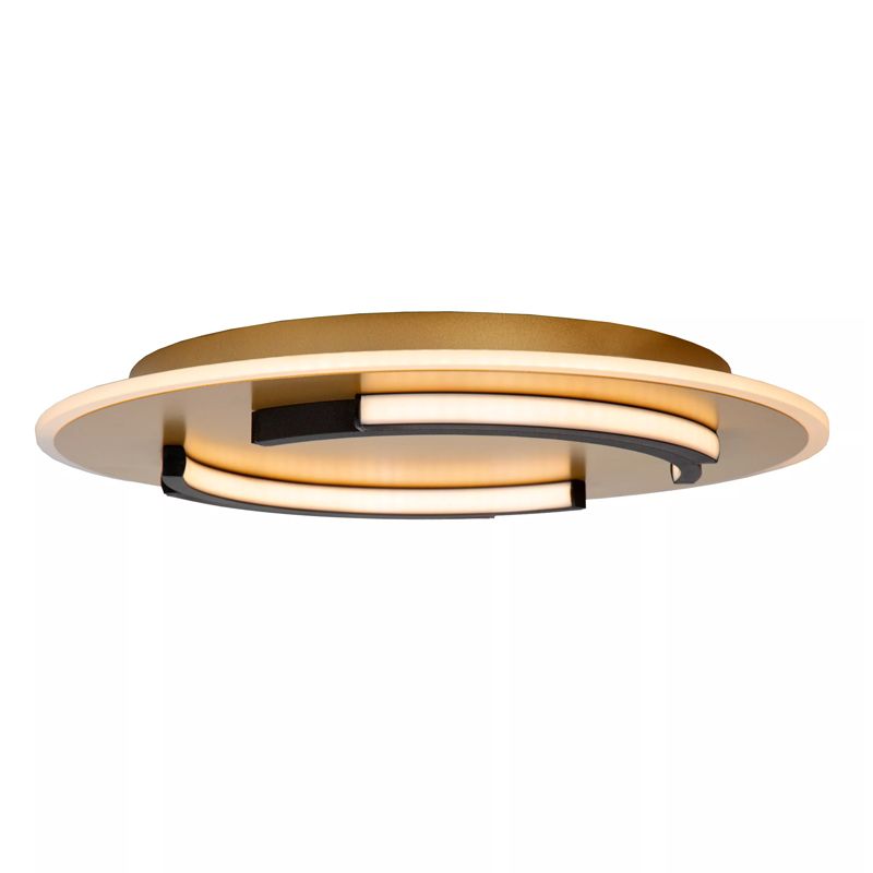 Plafon moderno dourado, Andreas, 30W, LED 2700K