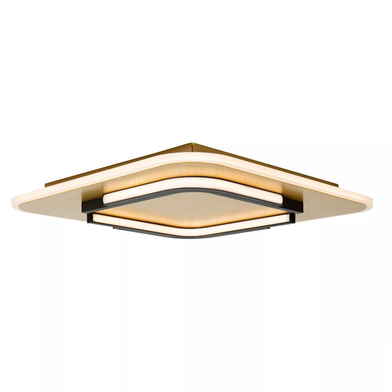 Plafon moderno dourado, Andreas, 30W, LED 2700K