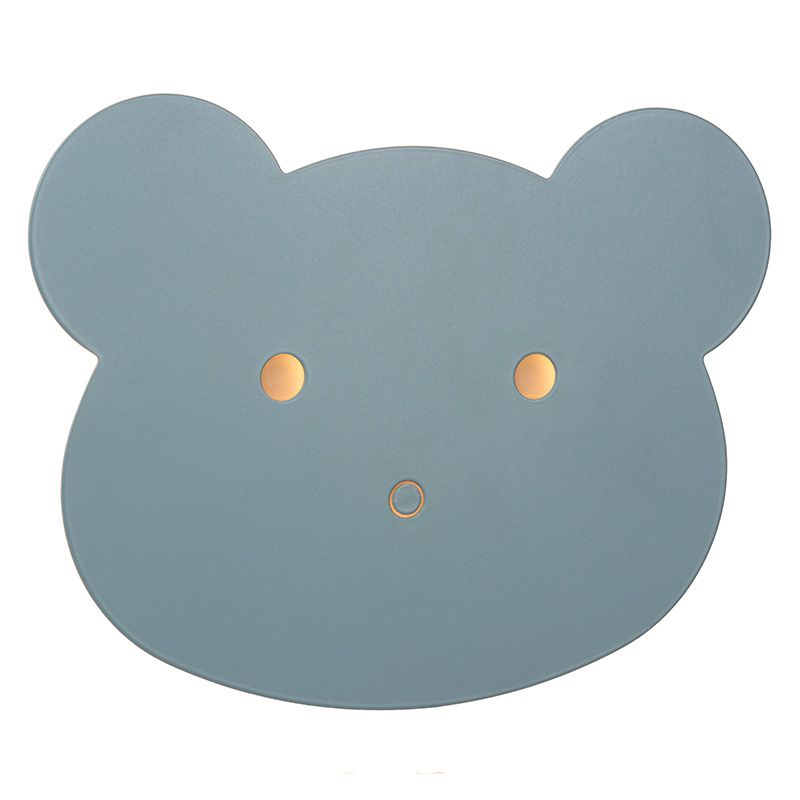 Candeeiro de parede quarto infantil moderno azul, Charlie, 5W, LED dim to warm, com dimmer tátil