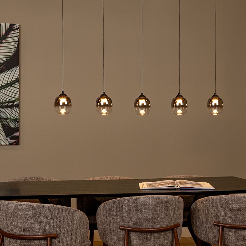 Candeeiro suspenso moderno cinzento, Tamino, 5,6W, LED 3000K