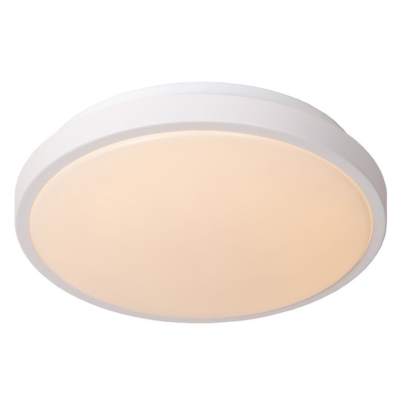 Candeeiro de teto para casa de banho moderno branco, Dasher, 12W, LED 2700K, IP44