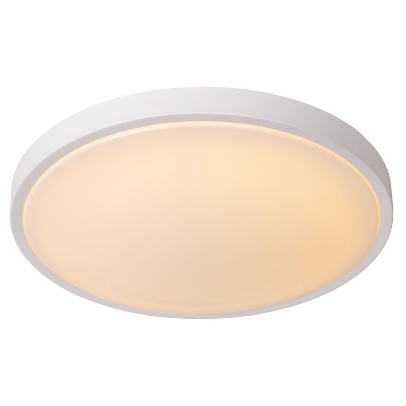 Candeeiro de teto para casa de banho moderno branco, Dasher, 24W, LED 2700K, IP44